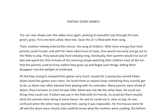 ghostwrite your fantasy story